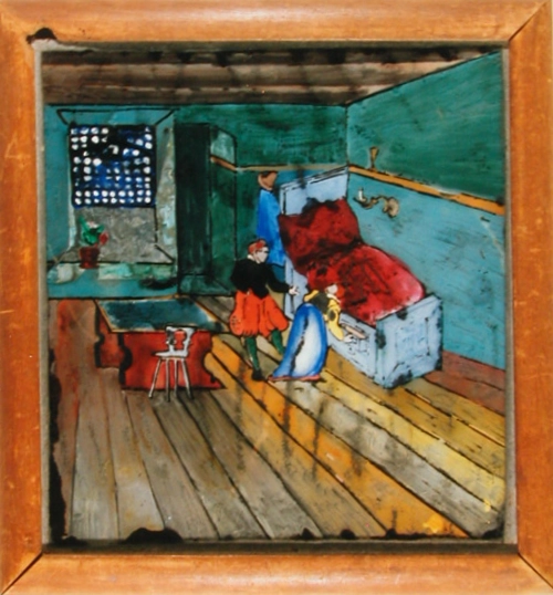 Franz-Marc-Innenraum-Hinterglas