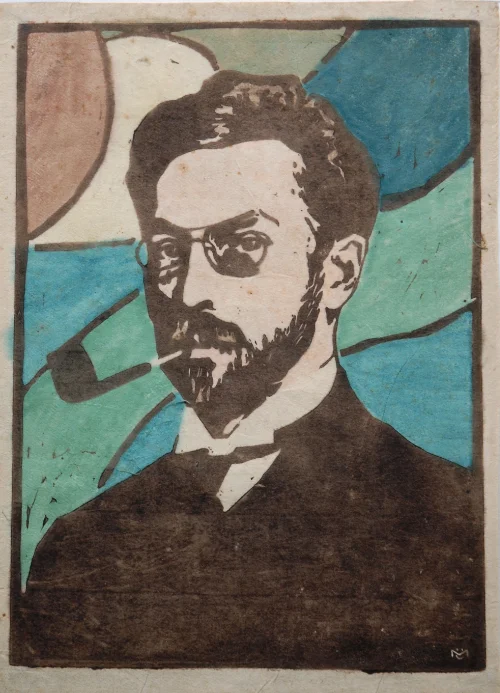 Gabriele Münter-Porträt Kandinsky